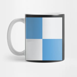 Co. Dublin GAA Blue and White Checkered Fan Flag Mug